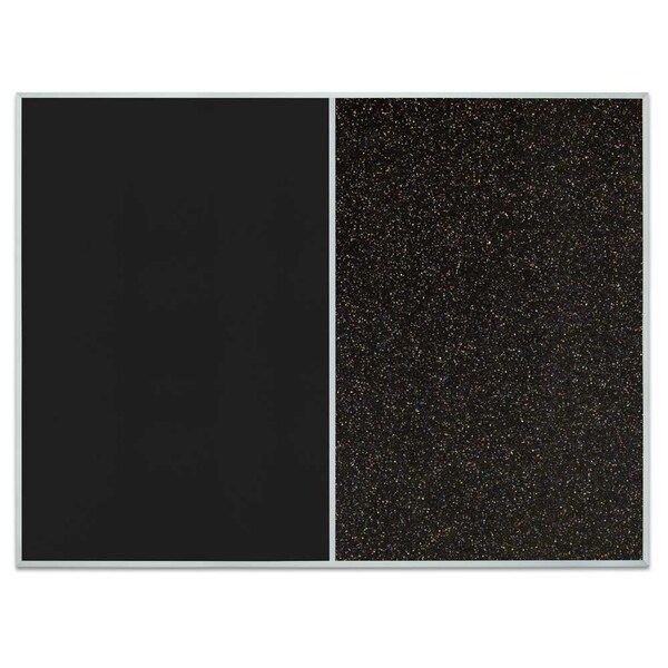Sliding Door Indoor Enclosed Corkboard, 9
